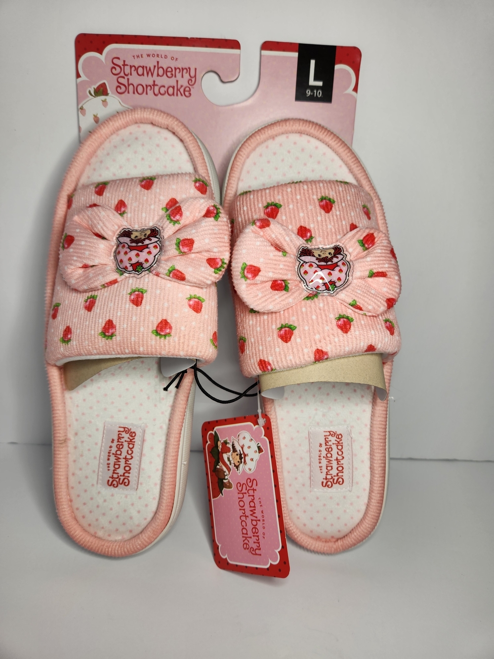Strawberry Shortcake Size 9/10 Adult Slide Slippers